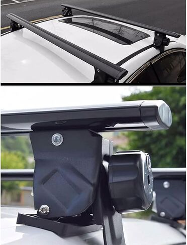قضبان صليب رف سقف لـ Scion XB Base Wagon 2004-2015 4 أبواب ، حانات شحن الألومنيوم لحامل السطح ، الأمتعة ، قوارب الكاياك ، الزورق ، الدراجات والتزجام على الجليد-أشرطة الأشرطة لرفوف السقف ، أشرطة أسقف رف. in Saudi Arabia