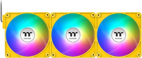 Thermaltake CT140 EX ARGB Sync PC Cooling Fan 3 Pack, PWM 500~1800 RPM, 5V Motherboard Sync, 16.8 Million Colors 9 LEDs, MagForce 2.0 Connectors, Hydraulic Bearing, Racing Green, CL-F222-PL14RG-A in Kuwait