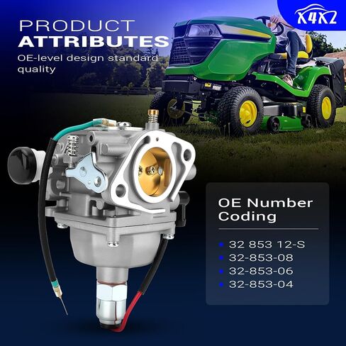 32 853 12-S المكربن مع مجموعة مضخة الوقود لتصفية زيت الهواء لـ KOHLER SV710/715/720/725/730/740 SV810/820/830/840 22HP 23HP 24HP 25HP 26HP 27HP محرك استبدال# 32-853-08،32-853-06 in Saudi Arabia