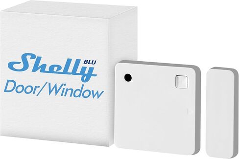 Shelly Blu Door/Window Black | Bluetooth Operated Sensor | Home Automation | iOS Android App | Alexa & Google Home Compatibility | Lux and Tilt Angle Measurement | Set Custom Activation Scenes in Saudi Arabia