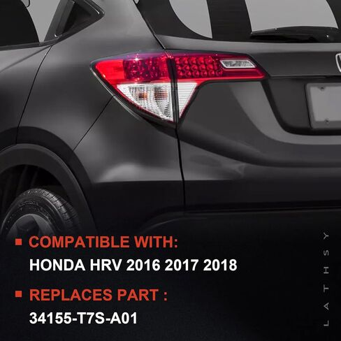Tail Light متوافق مع 2016 2017 2018 Honda HR-V HRV INNER DRIVER SIDE RESID in Saudi Arabia