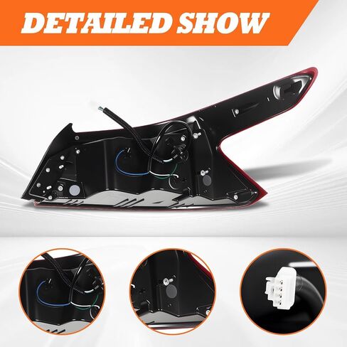 Passenger Side Tail Light Assembly Compatible with 2016 2017 2018 Maxima Rear Tail Lamp Taillight 26550-4RA1A NI2805104 (Right) in Saudi Arabia