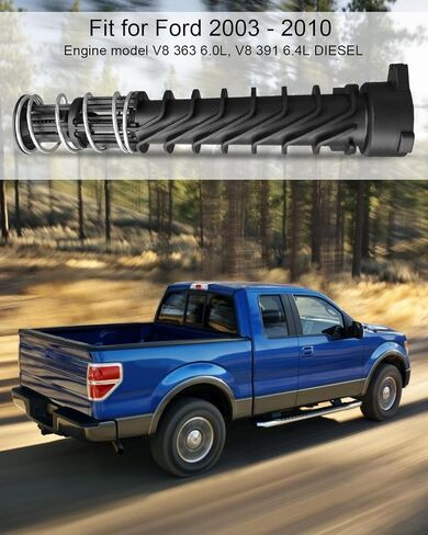 ULZOZN Engine Oil Filter Housing Return Tube Fit for Ford Excursion 2003-2005 F-250 F-350 F-450 F-550 Super Duty 6.0L/6.4L Powerstroke Diesel Trucks 2003-2010 Replace 904-264 3C3Z6C755AA 1840755C92 in Saudi Arabia
