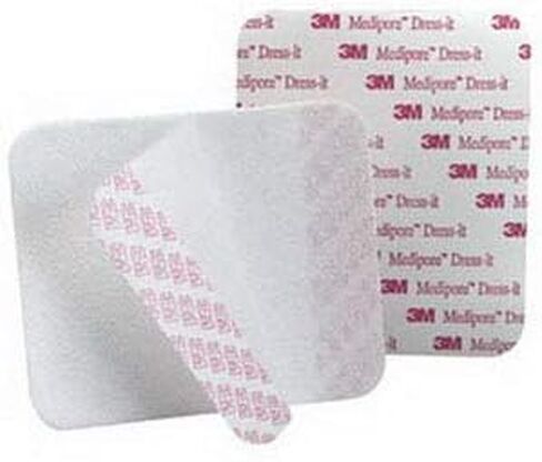 3M Medipore Dress-Dress Cover Pre Cut Cover-3-7/8 "× 4-5/8"-صندوق 25 in Saudi Arabia
