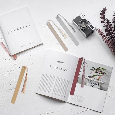 12 Pcs Pastel Leather Bookmarks Colorful Bookmarks Leather Bookmarks for Women Students Teachers Book Lovers Reading Supplies(12colors) in Kuwait