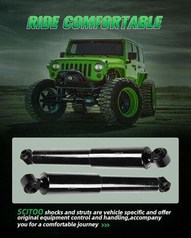 SCITOO 2Pcs Rear Shock Absorbers Shocks Struts for 2005-2015 for Nissan Armada 345066 in Saudi Arabia