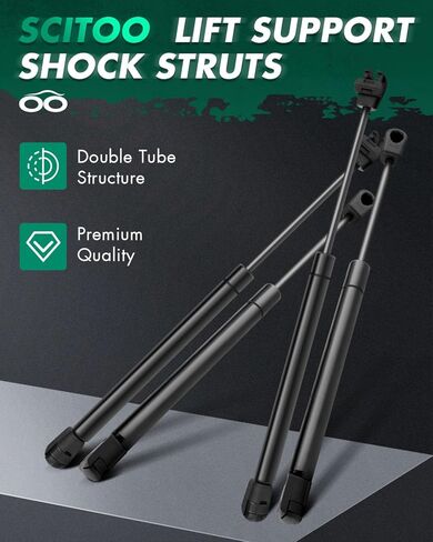 SCITOO Hood Trunk Lift Supports Replacement Struts Gas Springs Shocks Fit for Chrysler 300 2005-2008 in Kuwait
