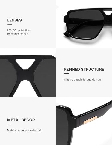 Sojos Retro square speed speed spolectes for women and men shades shades classic barge sun glass sj2618 in Saudi Arabia
