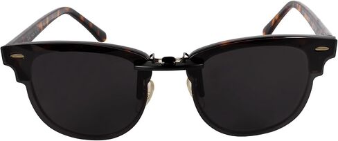 Polarized CLIP-ON Sunglasses for Ray-Ban Clubmaster RB3016 (RX3016) 51X21 in Kuwait