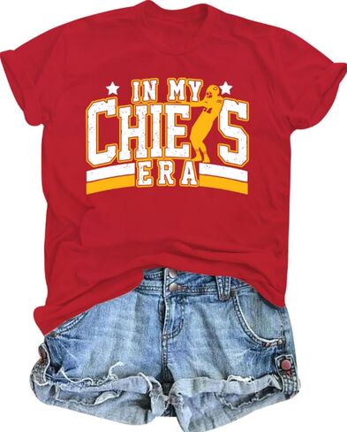 in My Game Day Era Football Shirts for Women Game Day Team Fans Outfits Graphic Soccer Lovers Mom Gift Tee Tops in Saudi Arabia