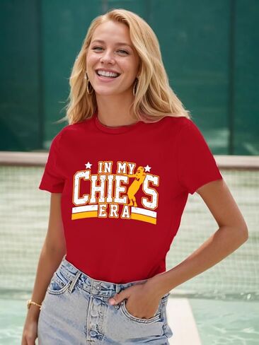 in My Game Day Era Football Shirts for Women Game Day Team Fans Outfits Graphic Soccer Lovers Mom Gift Tee Tops in Saudi Arabia