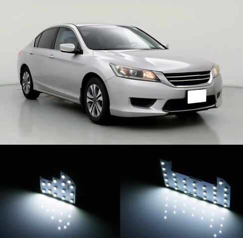 iJDMTOY Extremely Bright Xenon White 3 PCS 57-SMD Lights Exact Fit LED Panel Lights Interior Package Compatible with Honda Accord Civic CR-V Insight Acura TSX in Saudi Arabia