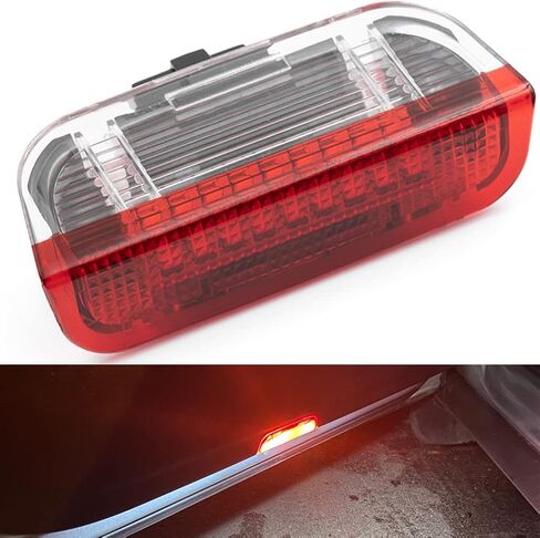 NJSBYL Led Door Panel Courtesy Lights for Atlas Arteon CC Eos Jetta MK5 MK6 Pasat-B6 NMS Golf MK7 Rabbit Footwell Step Welcome Light Side Door LED Projector Lamps White in Saudi Arabia