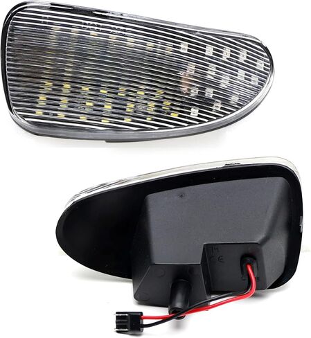 IJdmtoy Clear Lens 45-RED-RED/WHITE SIDE DOOR SESSILES COMMEBSINS متوافقة مع Ford 1997-2003 F150 ، 1997-1999 F250 Light Duty ، استبدل مصابيح العدسة الصافية/الحمراء OEM in Saudi Arabia
