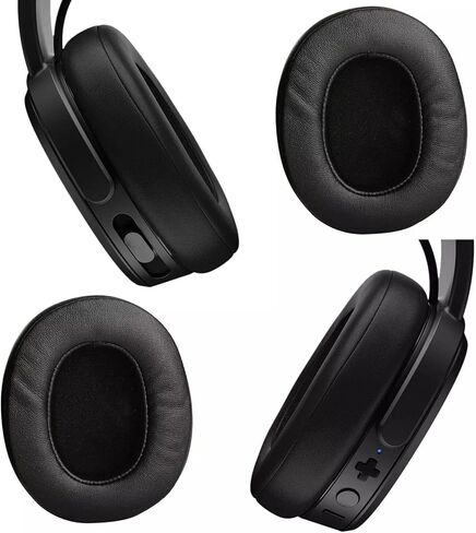 Replacement Earpads for Skullcandy Crusher EVO - Cooling Gel Earpads Upgrade for Crusher ANC/Hesh 3 Headphones, Crusher EVO Replacement Pads Black in Saudi Arabia