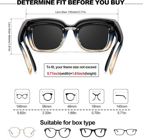 Trysee Polarized Fit Over Sunglasses with Rhinestone for Women UV400 Protection Sun Glasses TS7511 in Saudi Arabia
