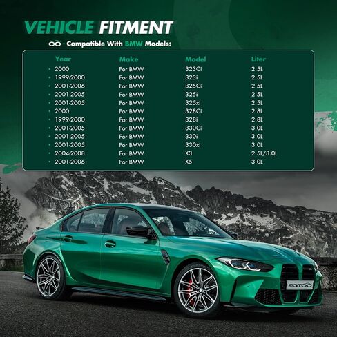 خزان خزان تدفق سائل التبريد من SCITOO متوافق مع BMW 323Ci 2000، BMW 323i 1999-2000، BMW 325Ci 2001-2006، BMW 325i 2001-2005 2000 2001-2006 استبدال#17111436413,603-535 in Saudi Arabia