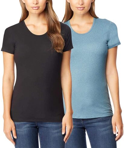 32 DEGREES Women 2 Pack Cool Scoop Neck Wicking Tee Shirt in Saudi Arabia