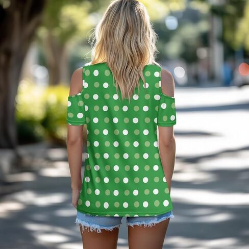 قمم الكتف الباردة للنساء الصيف اللطيف السيدات القصيرة القصيرة in Kuwait