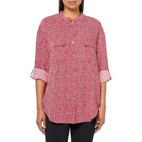 Calvin Klein Women's Crepe Relaxed Button-Down Shirt in Saudi Arabia