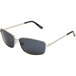 Men's Oliver Rectangle Sunglasses, Silver, 61mm in Saudi Arabia