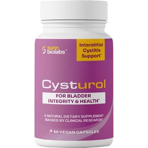 Cysturol | دعم صيغة المثانة لالتهاب المثانة الخلالي (IC) ومتلازمة المثانة المؤلمة | بحث سريريا | أقل مشاعل وإلحاح | قوي | دعم المثانة الممتاز للنساء in Kuwait