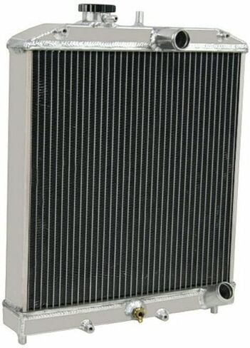 4 Row Aluminum Radiator + Shroud + Fan For 92-00 93 94 95 96 97 98 99 Honda Civic EJ EK EG DEL D15 D16 in Saudi Arabia