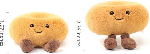 RECUR Hamburger Stuffed Toy,Soft Food Plush,Cute Plushie 8 Inches in Kuwait