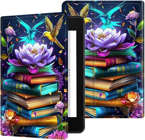 للحصول على حالة Kindle Paperwhite 12th Generation 2024 7 "Case/Kindle Colorsoft Signature Edition 7" ، عرض وقائي ذكي متعدد الزوايا مع Wake/Sleep ، كتب المكتبة in Saudi Arabia