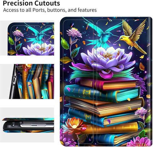 للحصول على حالة Kindle Paperwhite 12th Generation 2024 7 "Case/Kindle Colorsoft Signature Edition 7" ، عرض وقائي ذكي متعدد الزوايا مع Wake/Sleep ، كتب المكتبة in Saudi Arabia