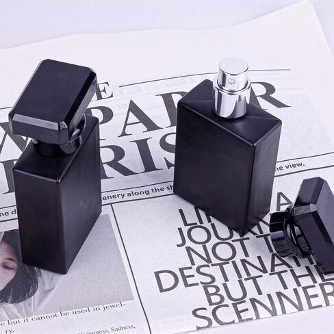 2pcs 30ml/1oz Glass Perfume Bottles Empty, Refillable Travel Perfume Atomizer Bottles, Portable Cologne Atomizer Empty Bottle in Kuwait