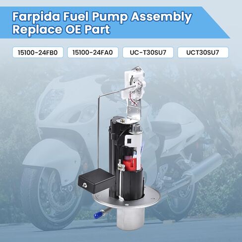 4-Pin 15100-24FB0 UC-T30SU7 Fuel Pump Module Assembly Fits for 1999-2007 Suzuki Hayabusa GSX1300R GSX1300RZ Replace UC-T30SU7, 15100-24FB0, 15100-24FA0, UCT30SU7 in Kuwait