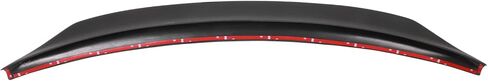 Ikon Motorsports ، Trunk Spoiler متوافق مع 2013-2015 هوندا سيفيك سيدان 4 أبواب ، Ikon Duckbill V2 نمط الأسود غير مصقول PP غطاء الجذع الخلفي المفسد جناح الجناح in Saudi Arabia