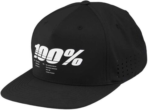 100 ٪ MENN للرجال snapback القبعات القابلة للتعديل ، حجم واحد ، أسود in Saudi Arabia