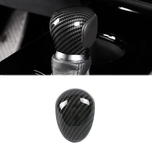 Car Accessories for Toyota C-HR CHR 2018 2019 2020 2021 2022 Gear Shift Lever Knob Shifter Head Cover Trim ABS Carbon Fiber Color in Kuwait
