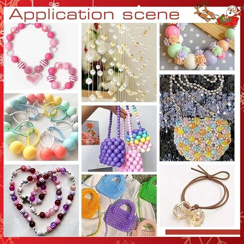 PH PandaHall 50pcs Chunk Beads for Pen 20mm White Focal Beads Bubblegum Beads Acrylic Stripe Beads Large Loose Beads for Back to School Christmas Garland Wedding Jewelry Bracelet Bag Keychain Making in Saudi Arabia
