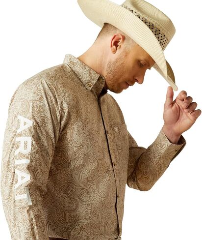 ARIAT Men's Team Kason Classic Fit Shirt in Saudi Arabia