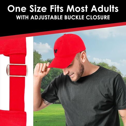 Disney Mickey Mouse Dad Hat, Adult Baseball Cap with Curved Brim in Saudi Arabia