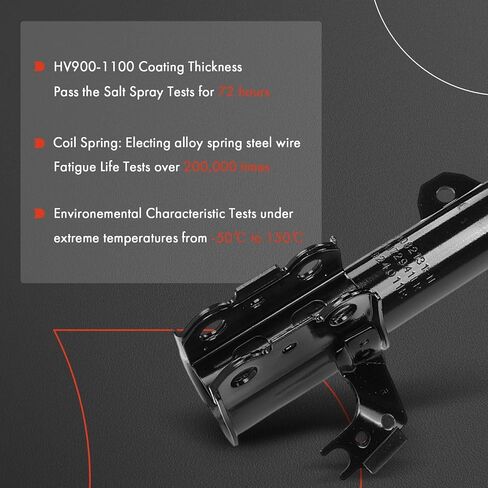 A-Premium Front Pair (2) مجموعة كاملة من STRUT & COIL Spring Assembly متوافقة مع Toyota Camry 2012 2013 2014 2015 2017 ، Driver and Passenger Side in Saudi Arabia