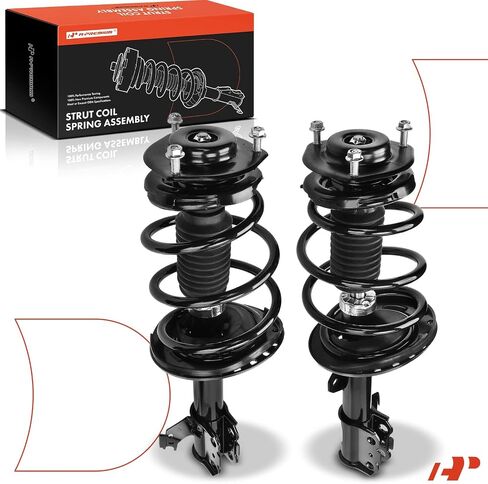 A-Premium Front Pair (2) مجموعة كاملة من STRUT & COIL Spring Assembly متوافقة مع Toyota Camry 2012 2013 2014 2015 2017 ، Driver and Passenger Side in Saudi Arabia