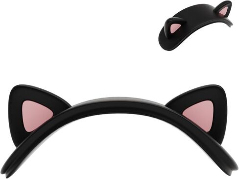 Headband Cover for AirPods Max, Cute cat Ears Design Soft Silicone Headphone Headband Protectors/Comfort Cushion/Top Pad Protector Sleeve Compatible with Apple AirPods Max,Provided by LTGEM (White) in Saudi Arabia