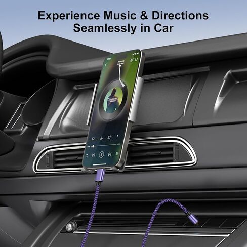 iPhone 16 Aux Cord for Car, [3.3ft] USB-C to 3.5mm Audio Auxiliary Jack Cable C-Type Headphone Car Stereo Cord for iPhone 16e/16 Plus/16 Pro/16 Pro Max/15, Samsung Galaxy S25 Ultra/S24 FE/S23 + in Saudi Arabia