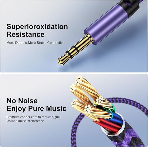 iPhone 16 Aux Cord for Car, [3.3ft] USB-C to 3.5mm Audio Auxiliary Jack Cable C-Type Headphone Car Stereo Cord for iPhone 16e/16 Plus/16 Pro/16 Pro Max/15, Samsung Galaxy S25 Ultra/S24 FE/S23 + in Saudi Arabia