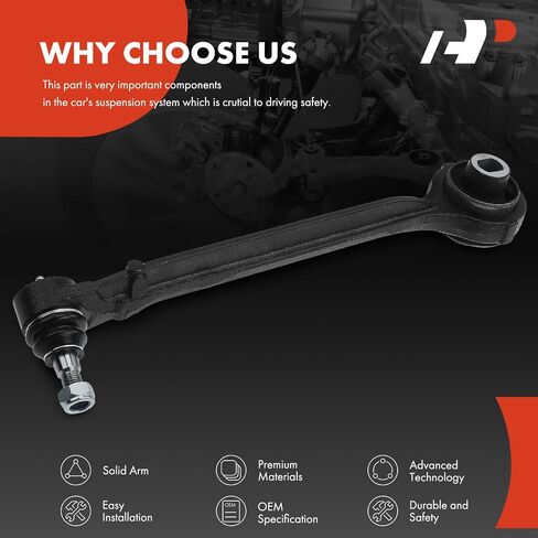 A-Premium Front Left Forward Lower Control Arm, with Ball Joint & Bushing, Compatible with Chrysler 300 2005-2014, Dodge Challenger 2008-2016, Charger 2006-2016, Magnum 2005-2008, RWD in Saudi Arabia