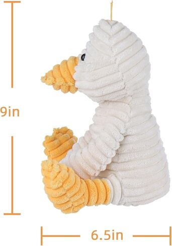 Apricot Lamb Toys Plush Corduroy Duck Stuffed Animal Soft Cuddly Perfect for Child (Corduroy Duck, 8.5 Inches) in Kuwait