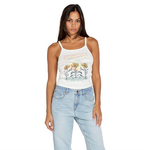 Volcom Women's 1991 Strappy Sleeveless Tank Top in Saudi Arabia