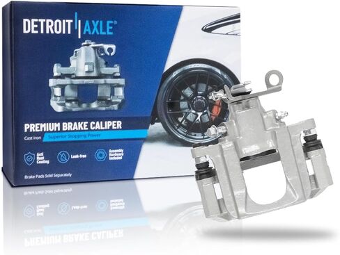 Detroit Axle - الخلفية اليسرى الفرامل الفرجار لعام 2009 2010 2011 2012 Dodge Journey ، السائق الجانب الفرامل الفرامل مع استبدال قوسين in Saudi Arabia