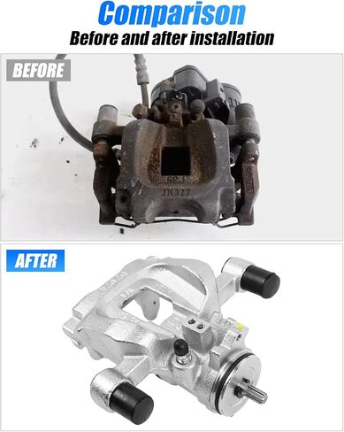 LR113706 Car Brake Caliper Assembly, Rear Brake Caliper Replacement for Land Rover Discovery Sport 2015-2023, for Range Rover Evoque 2012-2023 LR061380, JAGUAR XE XF E-Pace T2H37947 (caliper-right) in Saudi Arabia