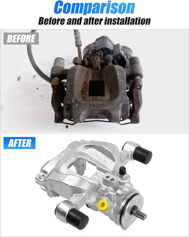 LR113706 Car Brake Cariper Assembly ، استبدال الفرجار الخلفي للفرامل لـ Land Rover Discovery Sport 2015-2023 ، لصالح Range Rover Evoque 2012-2023 LR061380 ، Jaguar XE XF E-Pace T2H37947 (Caliper-Right) in Kuwait