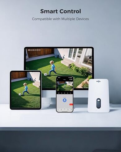 كاميرات Hiseeu Security Cameras Wireless Outdoor ، Wifi Pro 5g/2.4g كاميرات للأمن المنزلي ، تعمل بالطاقة الشمسية ، الكشف عن الحركة ، الحديث ثنائي الاتجاه ، رؤية ليلية ملونة ، متوافقة مع Alexa in Kuwait